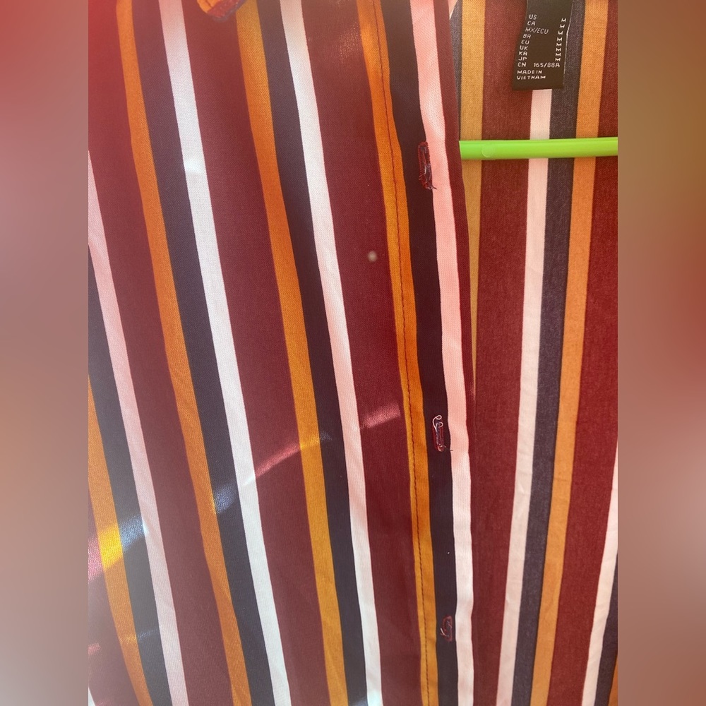Colorful striped button down - Picture 2 of 2